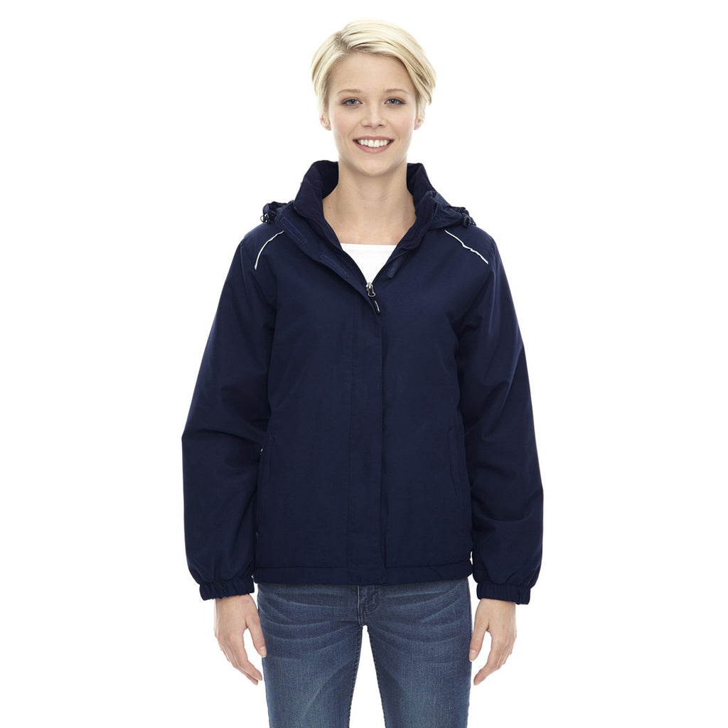 Core 365 Women's Classic Navy Brisk Insulated Jacket