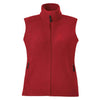 Core 365 Women's Classic Red Journey Fleece Vest