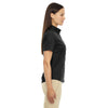 Core 365 Women's Black Optimum Short-Sleeve Twill Shirt