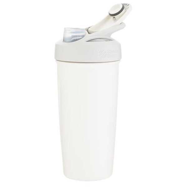 BlenderBottle White Strada 24 oz Insulated Stainless Steel Shaker