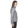 North End Women's Platinum Flux Melange Fleece Jacket