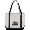 Leed's Black Cotton Canvas Premium Boat Tote 18 oz