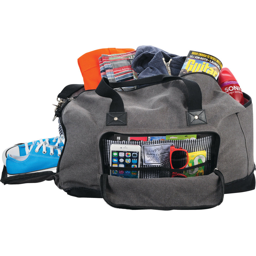 Field & Co. Grey Hudson 21" Weekender Duffel Bag