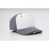 Pacific Headwear White/Maroon/Graphite Universal M2 Performance Contrast Cap