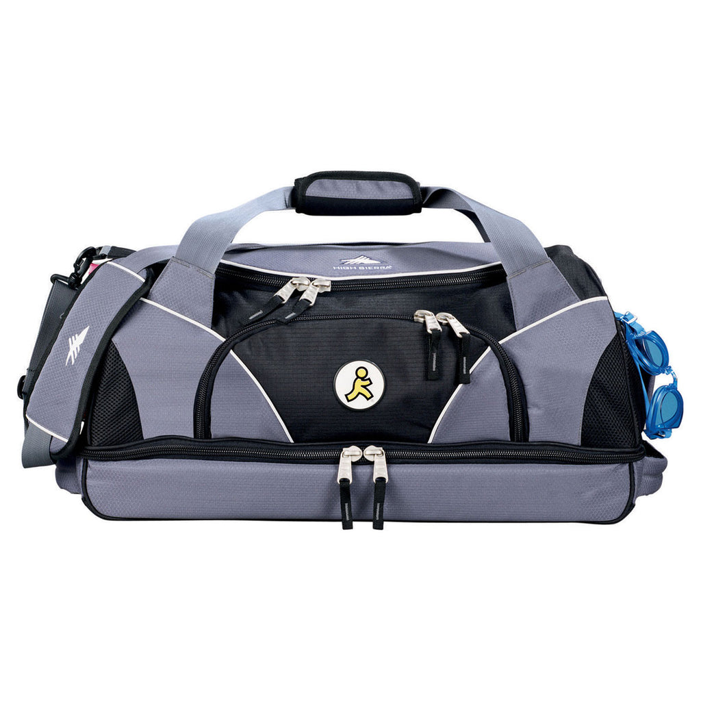 High Sierra Charcoal 24" Crunk Cross Sport Duffel Bag