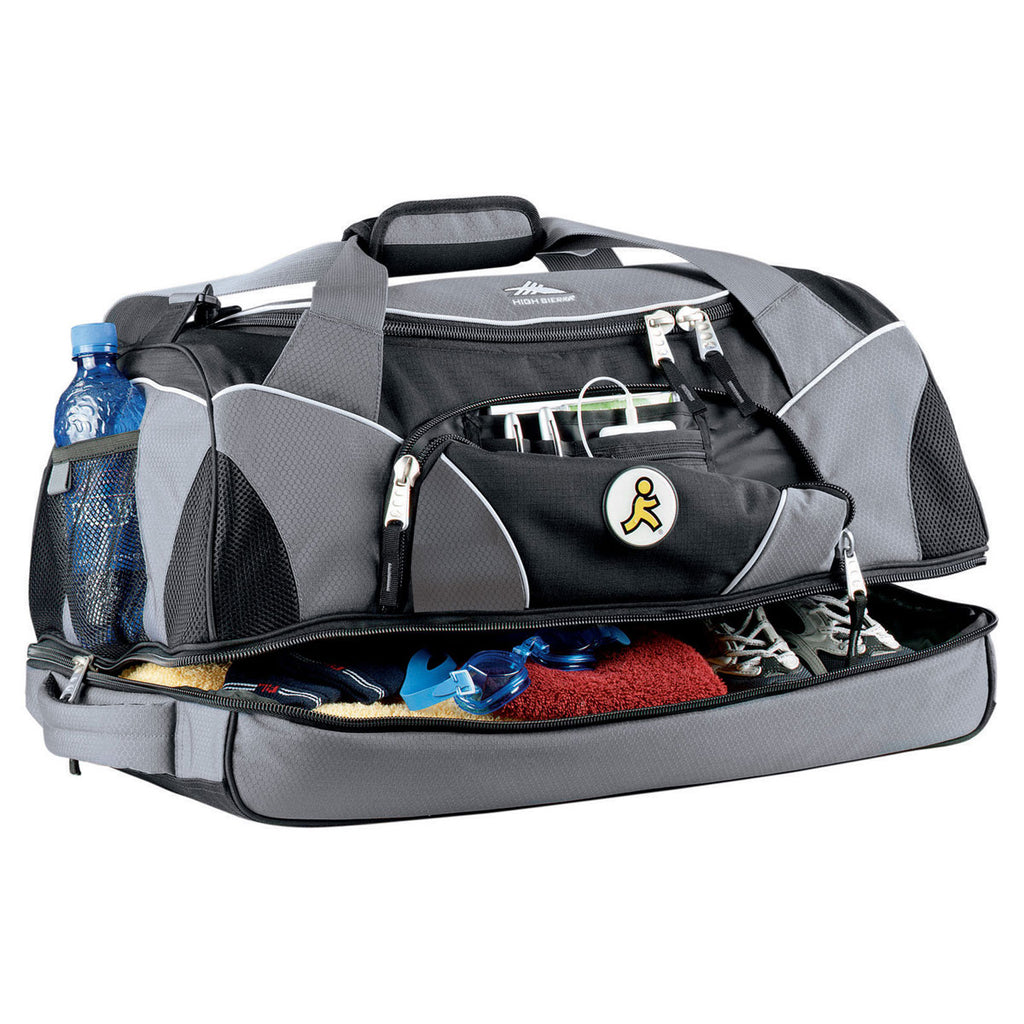 High Sierra Charcoal 24" Crunk Cross Sport Duffel Bag