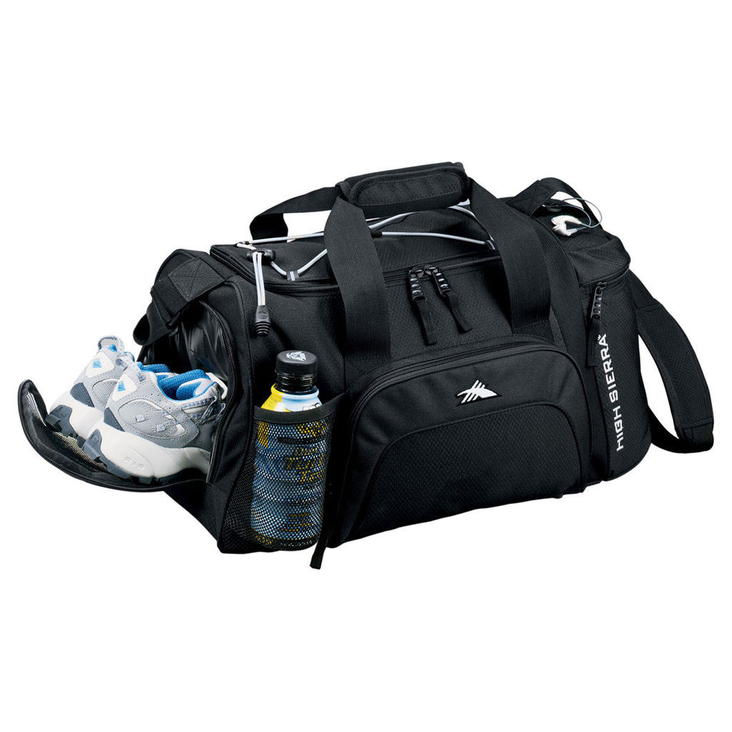 High Sierra Black 22" Switch Blade Sport Duffel Bag