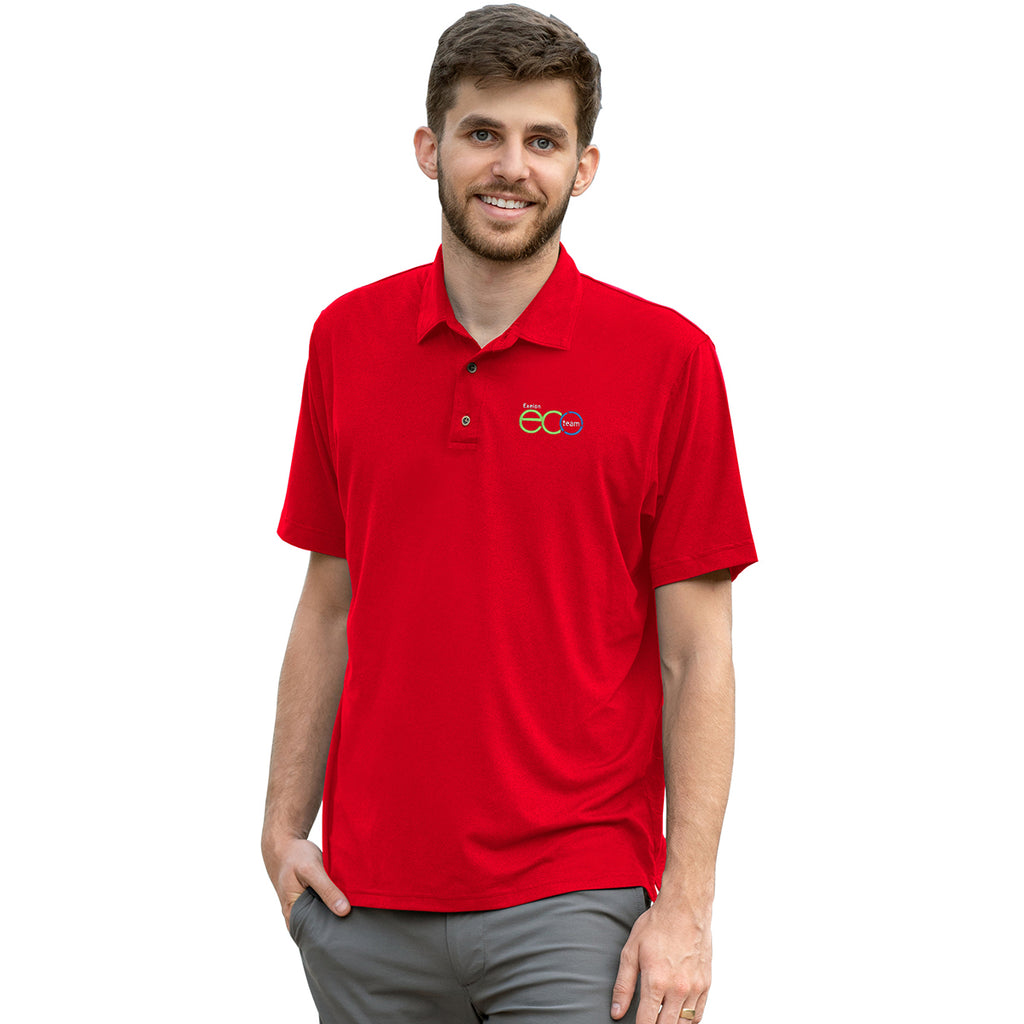 Vansport Men's Red Sky Planet Polo