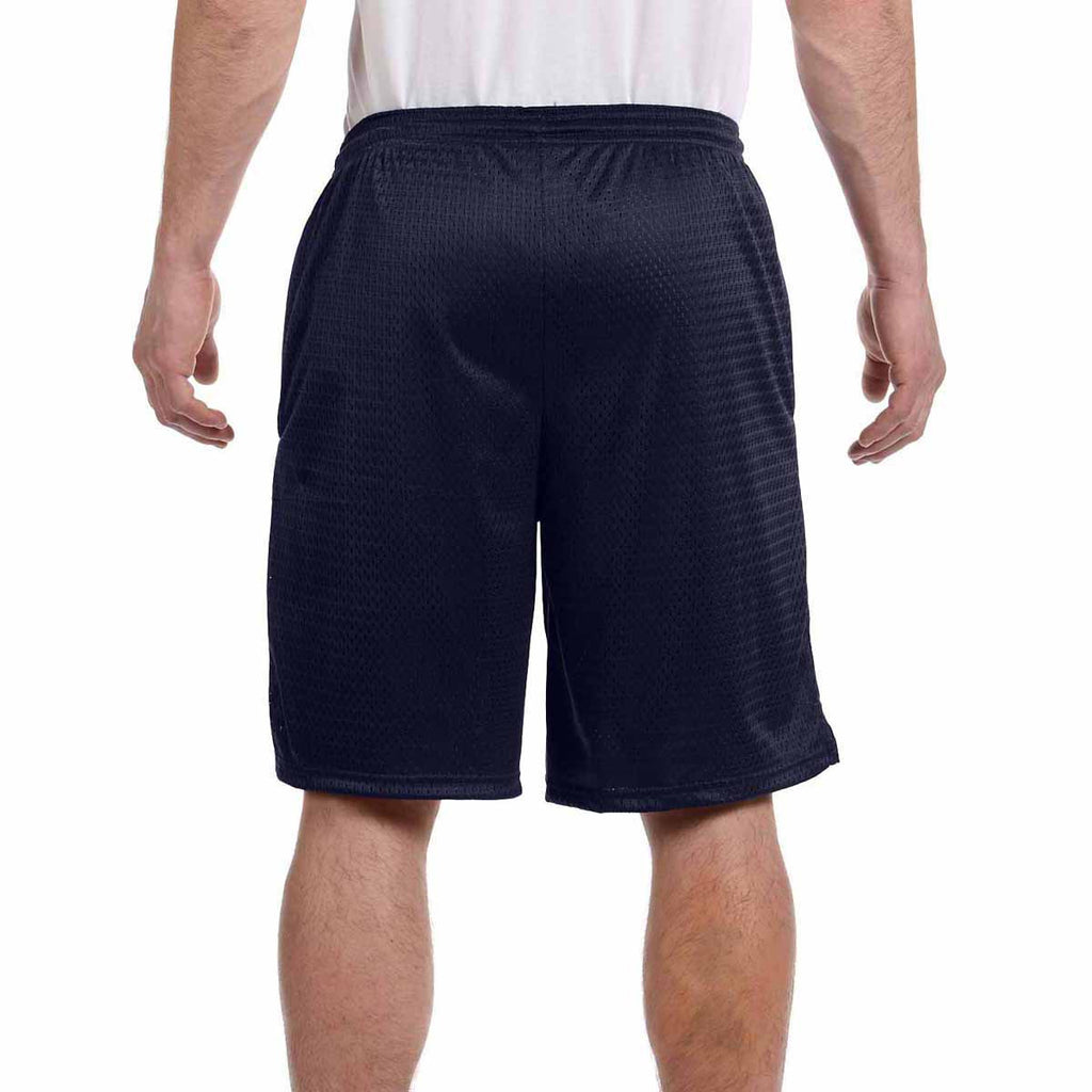 Champion Men's Navy 3.7-Ounce Mesh Short with Pockets