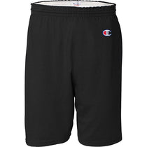 Champion Men's Black 6-Ounce Cotton Gym Short
