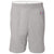 Champion Men's Oxford Grey 6-Ounce Cotton Gym Short