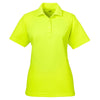 UltraClub Women's Bright Yellow Cool & Dry Mesh Pique Polo