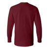 J. America Men's Simply Red Vintage Brushed Jersey Henley