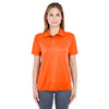 UltraClub Women's Orange Cool & Dry Sport Polo