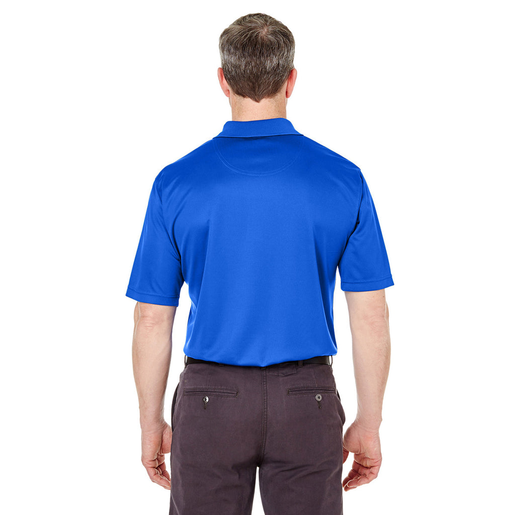 UltraClub Men's Royal Cool & Dry Sport Polo