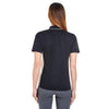 UltraClub Women's Black/Stone Cool & Dry Sport Two-Tone Polo