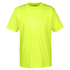 UltraClub Men's Bright Yellow Cool & Dry Sport Performance Interlock T-Shirt