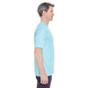 UltraClub Men's Ice Blue Cool & Dry Sport Performance Interlock T-Shirt