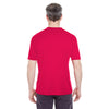 UltraClub Men's Red Cool & Dry Sport Performance Interlock T-Shirt