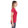 UltraClub Women's Cardinal Cool & Dry Sport Performance Interlock T-Shirt