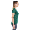 UltraClub Women's Forest Green Cool & Dry Sport Performance Interlock T-Shirt