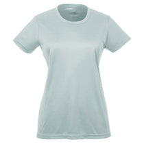 UltraClub Women's Grey Cool & Dry Sport Performance Interlock T-Shirt