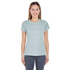 UltraClub Women's Grey Cool & Dry Sport Performance Interlock T-Shirt