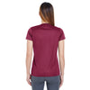 UltraClub Women's Maroon Cool & Dry Sport Performance Interlock T-Shirt