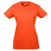 UltraClub Women's Orange Cool & Dry Sport Performance Interlock T-Shirt