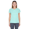 UltraClub Women's Sea Frost Cool & Dry Sport Performance Interlock T-Shirt