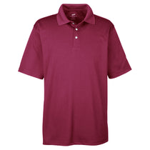 UltraClub Men's Maroon Cool & Dry Stain-Release Performance Polo