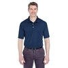 UltraClub Men's Navy Cool & Dry Stain-Release Performance Polo