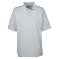 UltraClub Men's Silver Cool & Dry Stain-Release Performance Polo