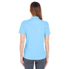 UltraClub Women's Columbia Blue Cool & Dry Stain-Release Performance Polo