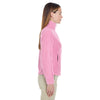 UltraClub Women's Pink Iceberg Fleece Full-Zip Jacket