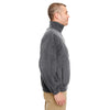 UltraClub Men's Charcoal Iceberg Fleece Full-Zip Jacket