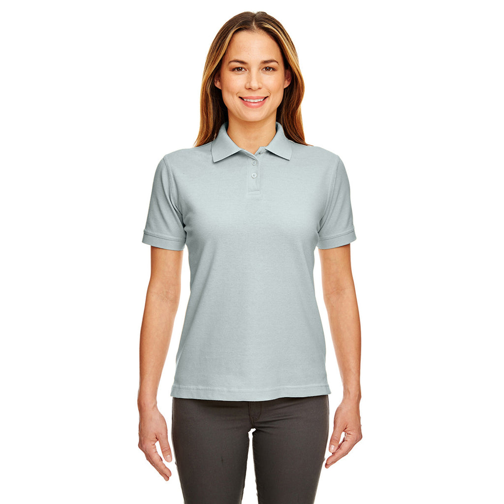 UltraClub Women's Silver Classic Pique Polo