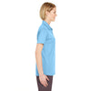 UltraClub Women's Columbia Blue Cool & Dry 8 Star Elite Performance Interlock Polo