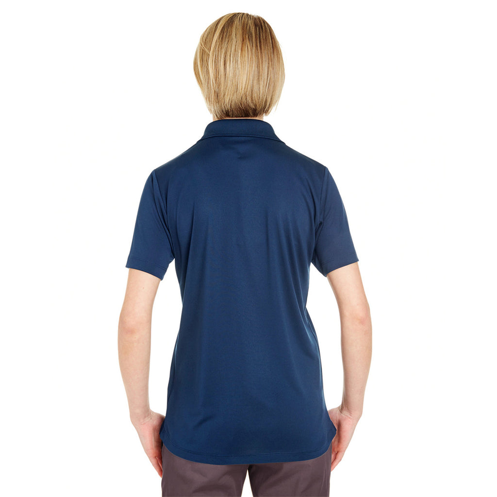 UltraClub Women's Navy Cool & Dry 8 Star Elite Performance Interlock Polo