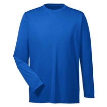 UltraClub Men's Royal Cool & Dry Performance Long-Sleeve Top