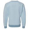 J. America Women's Chambray Heather Flip Side Fleece Crewneck Pullover