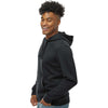 J. America Men's Black BTB Fleece Hooded Sweatshirt