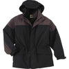 North End Men's Black 3-in-1 Two-Tone Parka