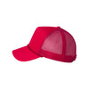 Valucap Red Five-Panel Trucker Cap