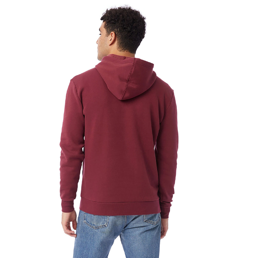 Alternative Apparel Unisex Currant Go-To Pullover Hooded Sweatshirt