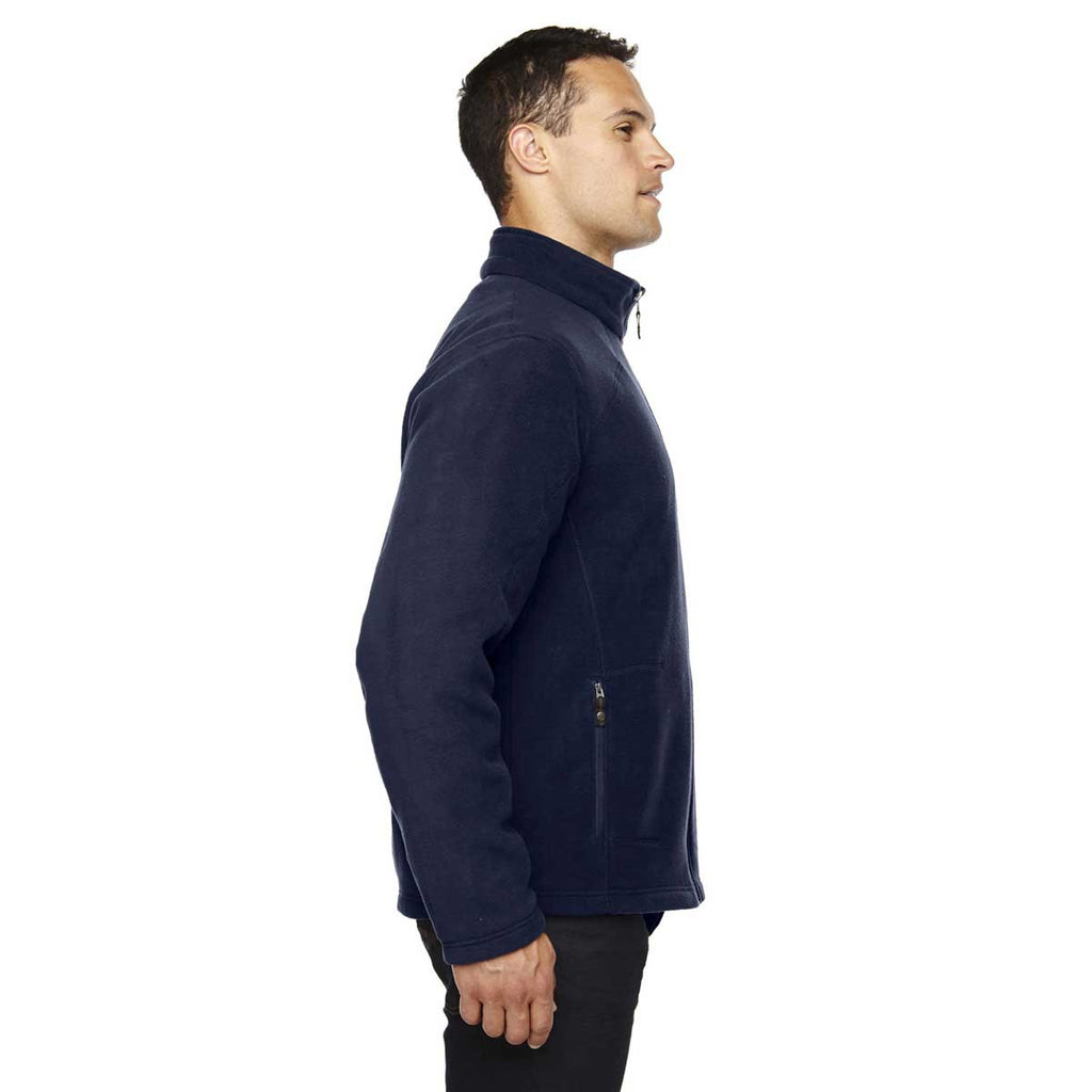 North End Men's Classic Navy Voyage Fleece Jacket