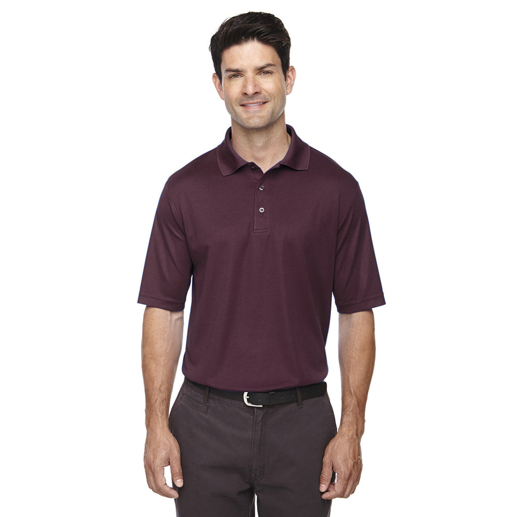 Core 365 Men's Burgundy Origin Performance Pique Polo