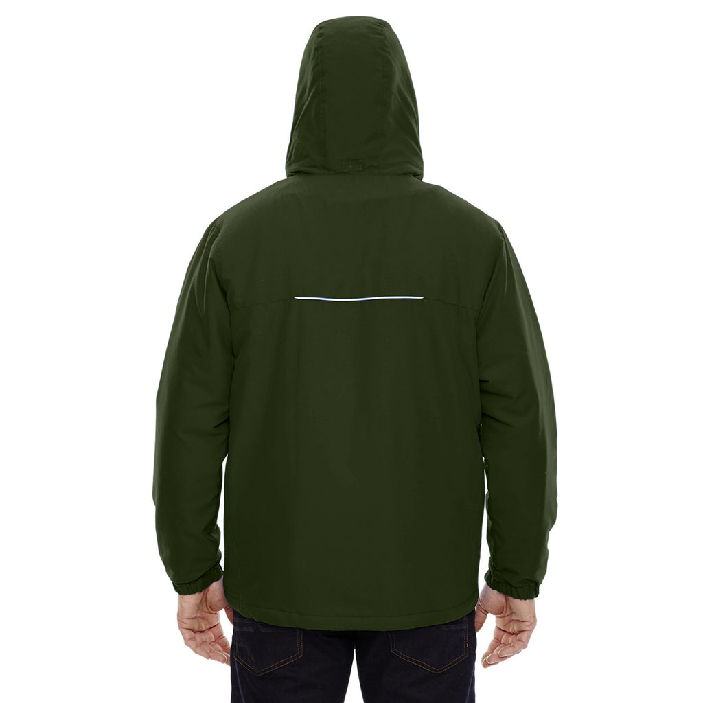 Core 365 Men's Forest Green Brisk Insulated Jacket