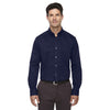 Core 365 Men's Classic Navy Operate Long-Sleeve Twill Shirt