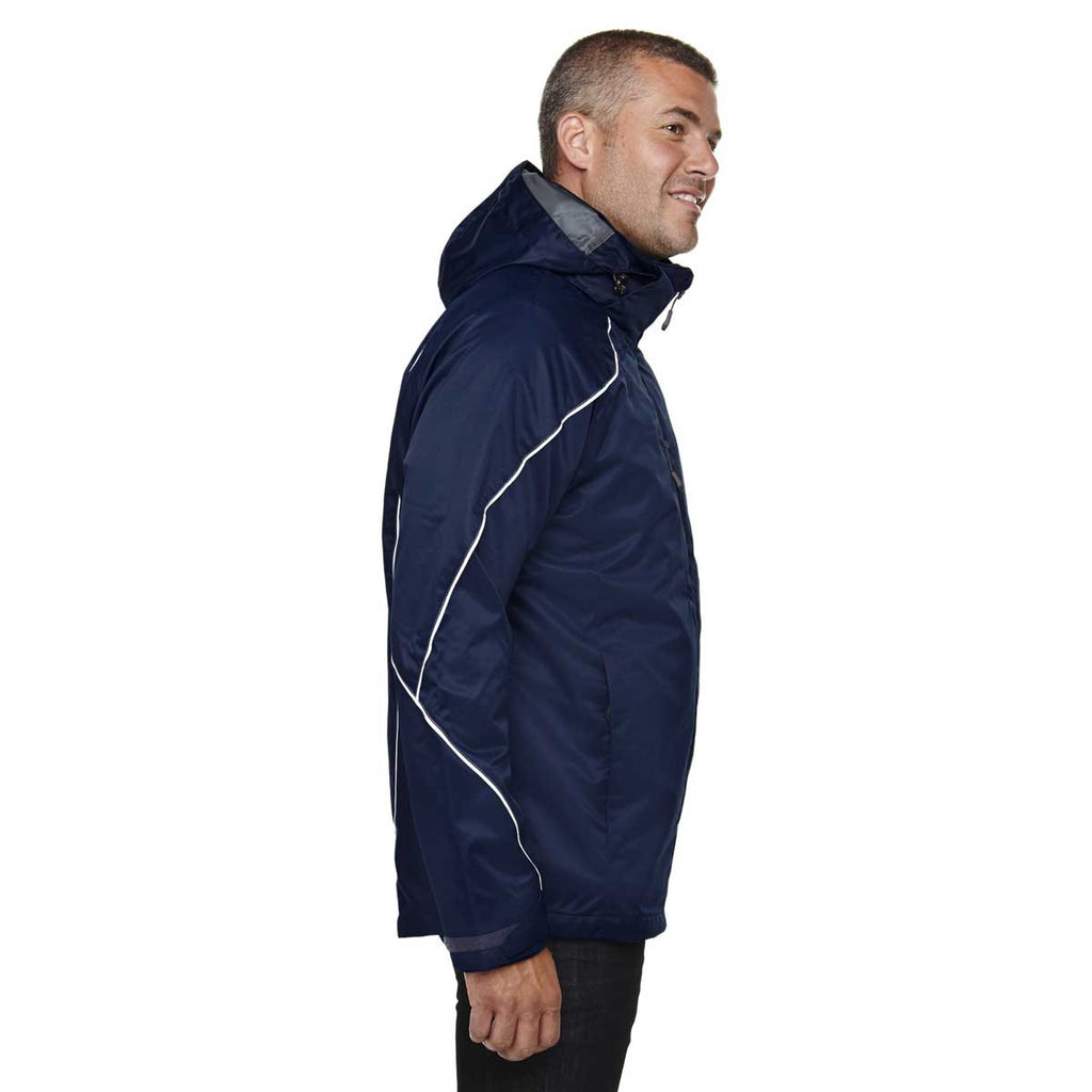 North End Men's Night Angle 3-In-1 Jacket with Bonded Fleece Liner